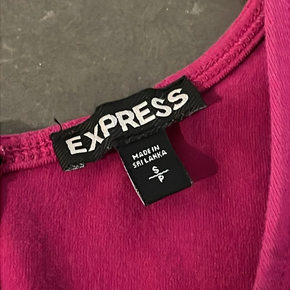 Express Long Sleeve Peplum Top Small - Picture 3 of 14